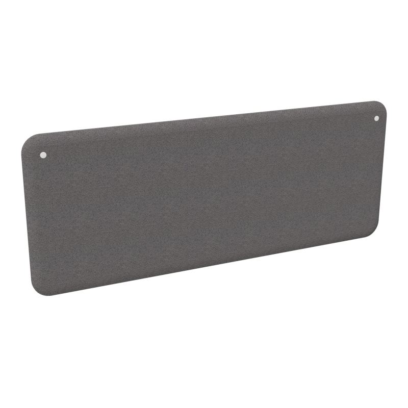 PANNEAUX ECRANS ACOUST. SOLANGE BORDS ARRONDIS H70XL180 CM EP. 47 MM BN