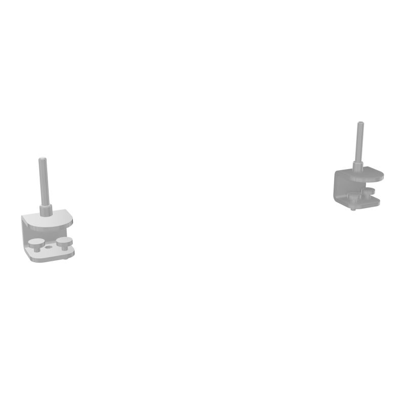 JEU DE PINCES DE FIXATION SOLANGE SA POUR POSTE INDIVIDUEL - FIXATION FRONTALE PANNEAU H40