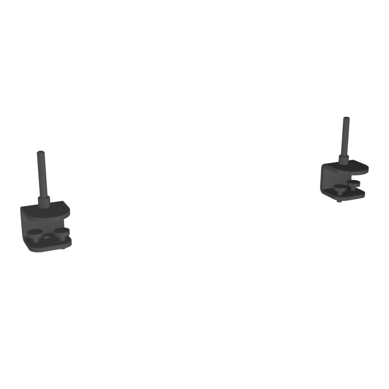 JEU DE PINCES DE FIXATION SOLANGE SC POUR POSTE INDIVIDUEL - FIXATION FRONTALE PANNEAU H40