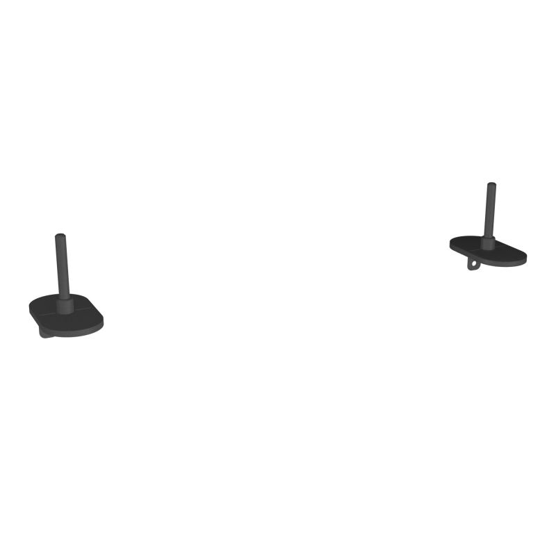 SOLANGE PINCE PAN ECR FIX DEP/SUIV EXT H.400 OU H.500 X L.800 MM + 4 BOUTONS SC