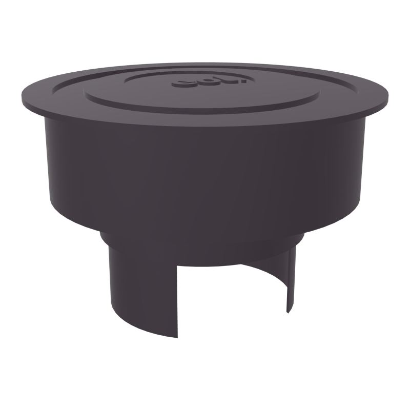 OBTURATEUR EOL ABS ANTHRACITEBOUCHON D60 BAGUE D80MM OK