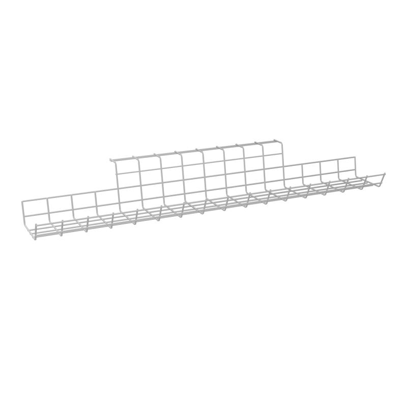 PANIER FILAIRE L79 CM GRIS ALUMINIUM