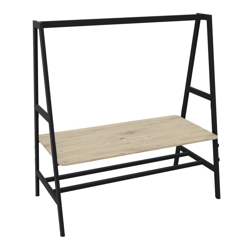 TABLE NOMAD FIXE ASSIS/DEBOUTPLATEAU MÉLAMINE ÉP. 19MM P.90XL.180 CM R3 ZP