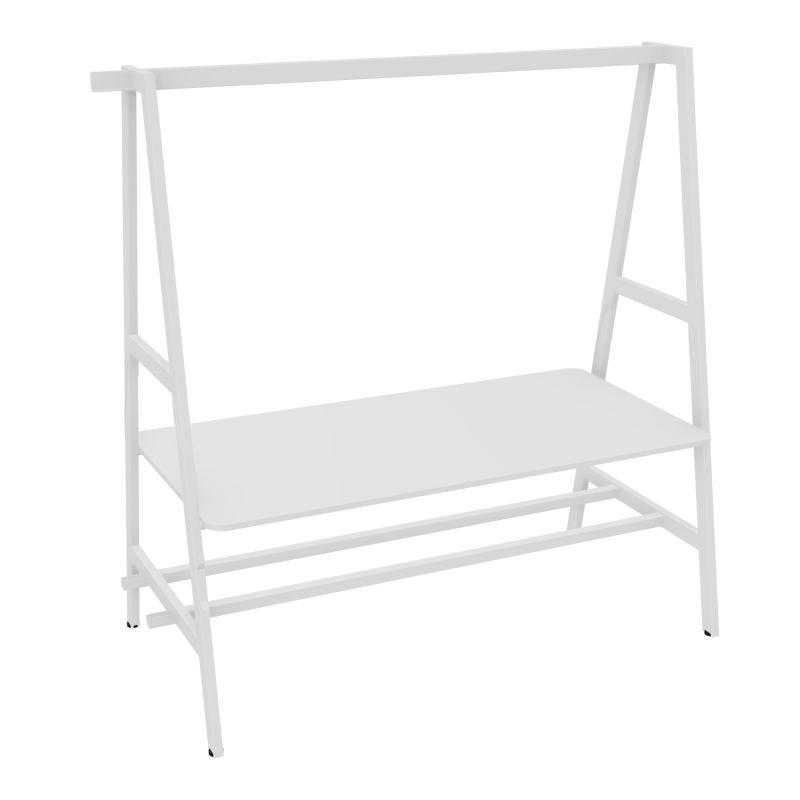 TABLE NOMAD SUIV. ASSIS/DEBOUT PLATEAU MÉLAMINE ÉP. 19MM P.90XL.180 CM MG ZO