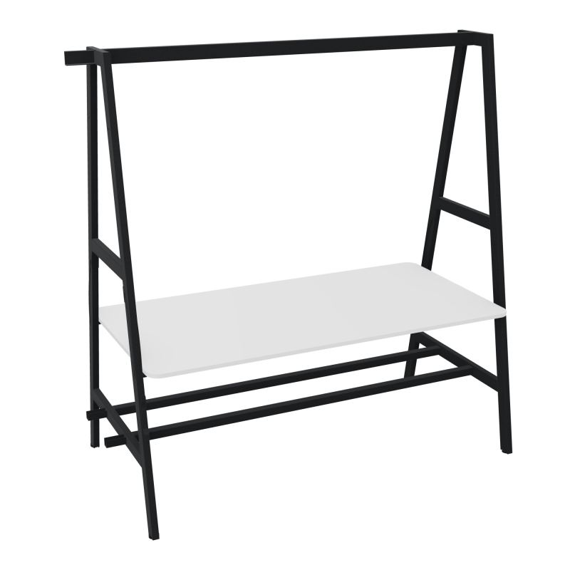 TABLE NOMAD SUIV.ASSIS/DEBOUT PLATEAU MÉLAMINE ÉP. 19MM P.90XL.180 CM MG ZP