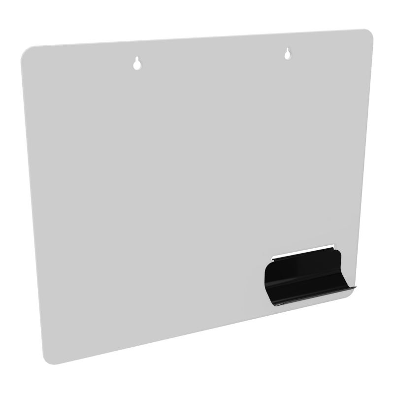 TABLEAU ÉCRITOIRE BLANC L70XH58,5 + PLUMIER  SG