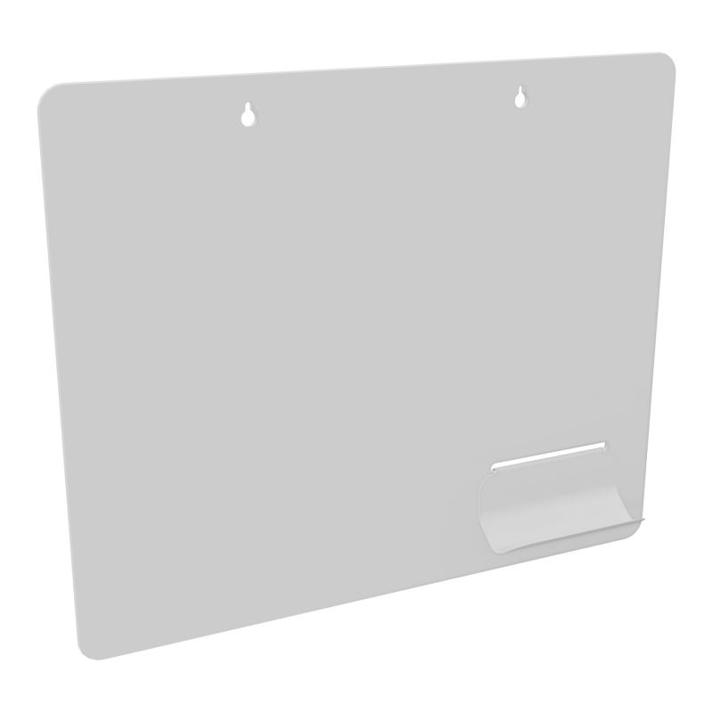 TABLEAU ÉCRITOIRE BLANC L70XH58,5 + PLUMIER  SO