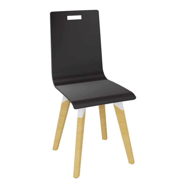 EVASION CHAISE MULTIPLI NOIRP IEDS BOIS METAL STRUCTURE NOIR VM ZO MS