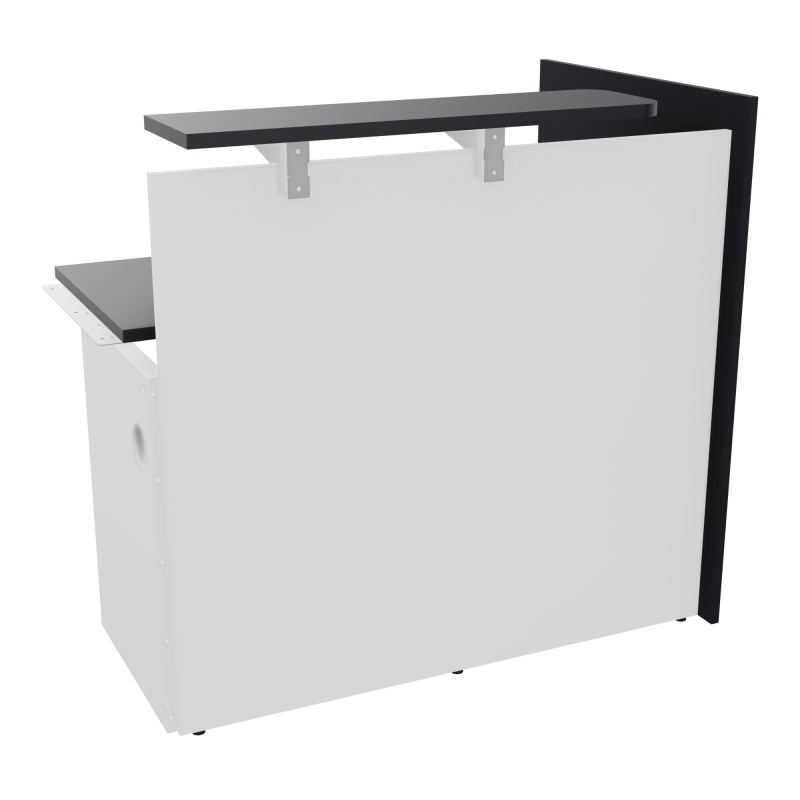 GRETA MOD.HAUT DROIT EXTREM.GCHE. L120XP80XH113,5 PLAN H73,5 VDF LONG A GAUCHE