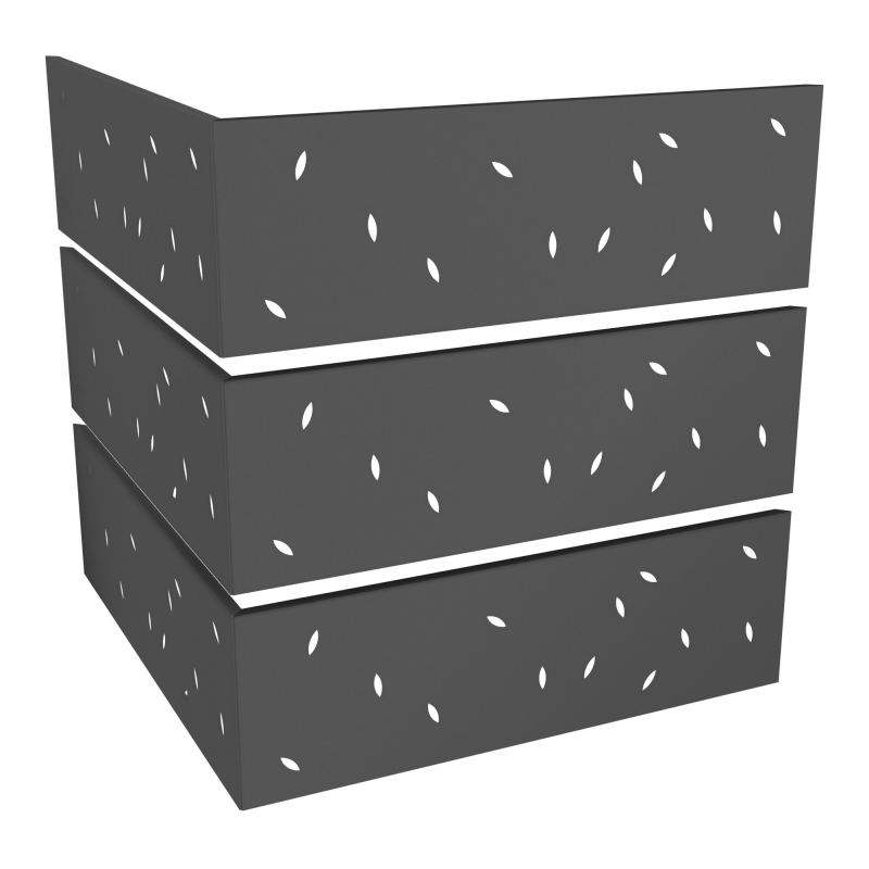 GUEST 6 HABILL.METAL 90° PERFORATIONS FEUILLE SC