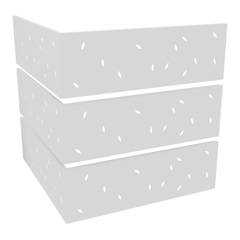 GUEST 6 HABILL.METAL 90° PERFORATIONS FEUILLE SO