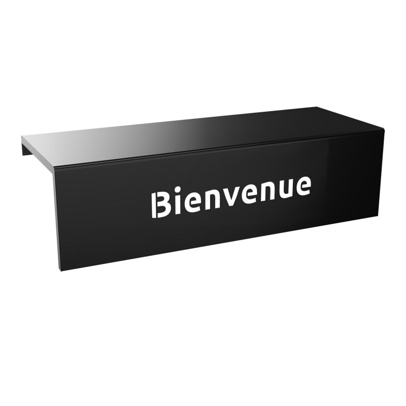 GUEST TABLETTE Bienvenue L100 CM METAL SG