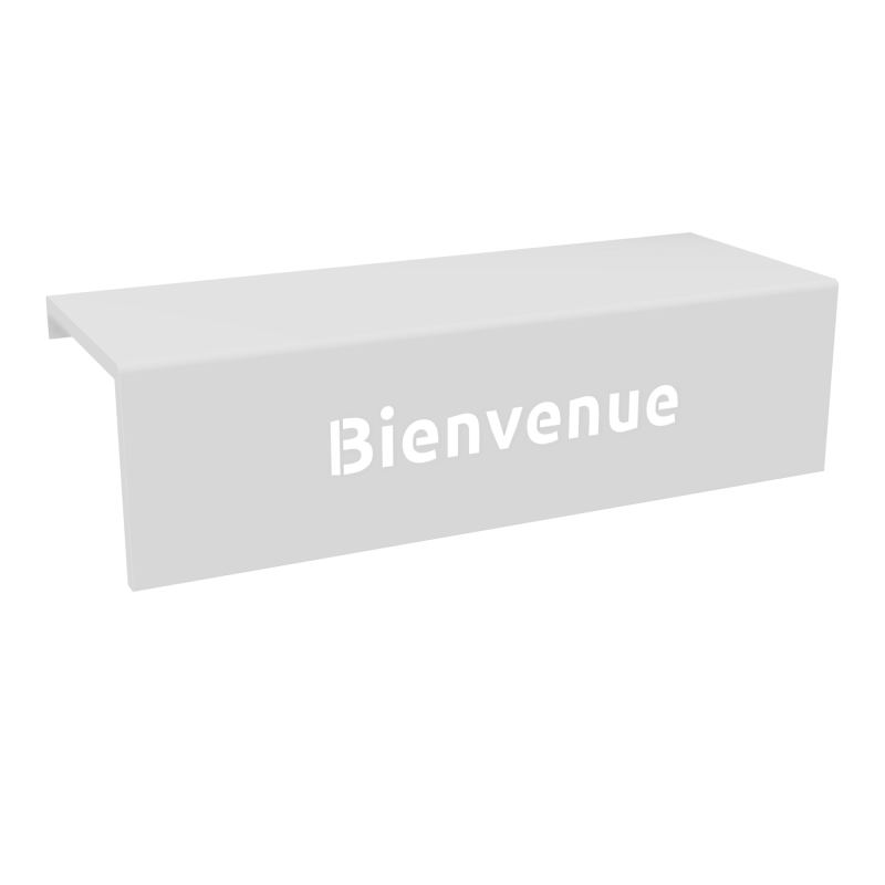 GUEST TABLETTE Bienvenue L100 CM METAL SO