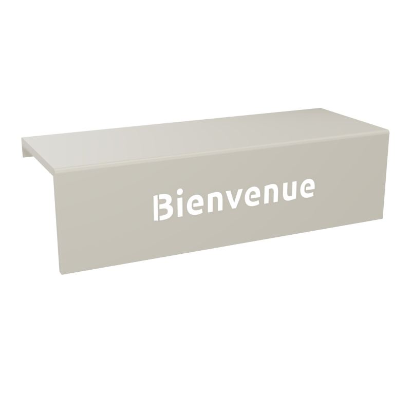GUEST TABLETTE Bienvenue L100 CM METAL