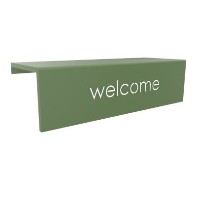 GUEST TABLETTE Welcome L100 CM METAL ZG