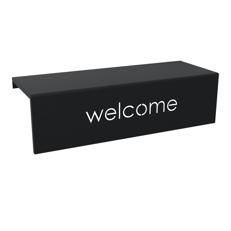 GUEST TABLETTE Welcome L100 CM METAL