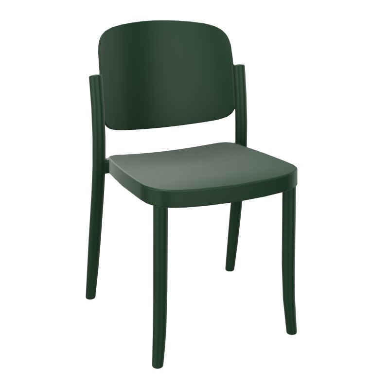 LINE LOT 4 CHAISES POLYPRO 4 PIEDS SANS ACCOUDOIRS PP