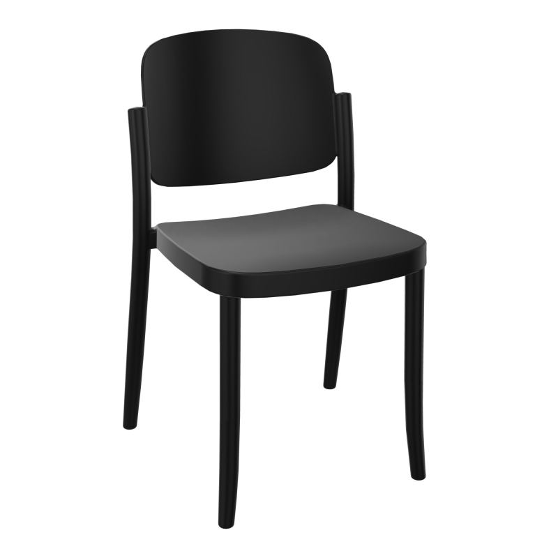 LINE LOT 4 CHAISES POLYPRO 4 PIEDS SANS ACCOUDOIRS PU
