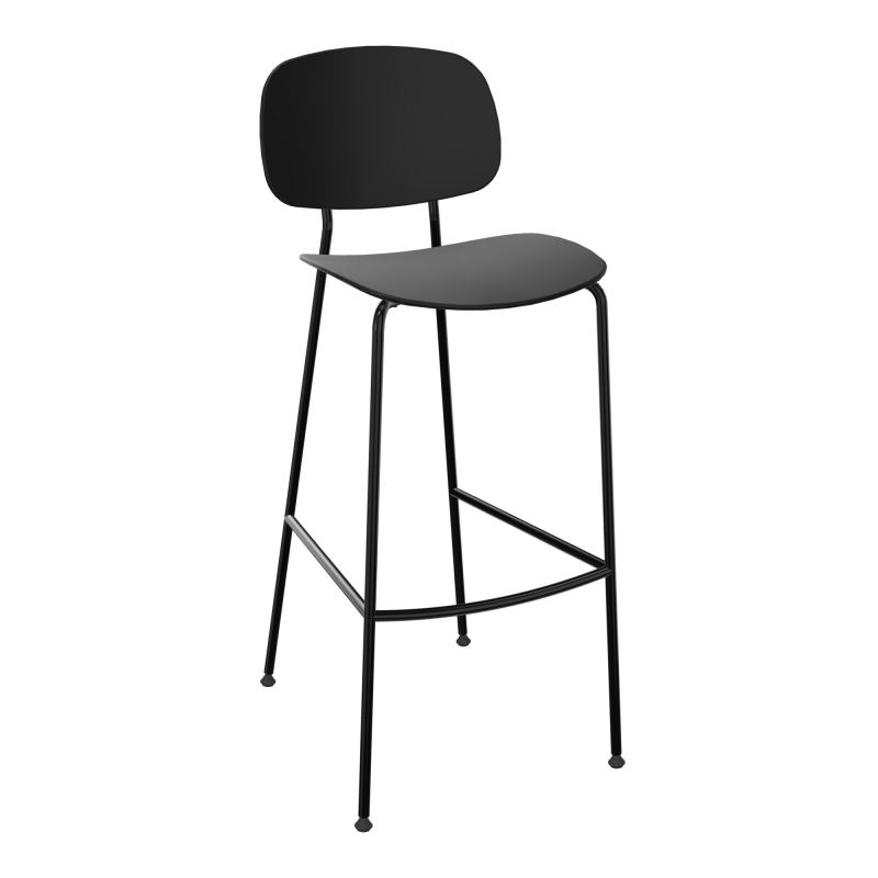 SOFIA TABOURET H77,3 POLYPRO 4 PIEDS PU SG
