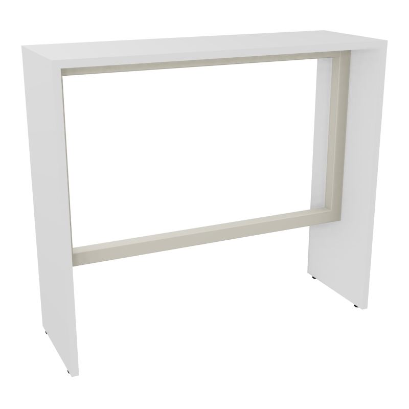 ELISA TABLE L120XP40XH105 PP2OBT PIEDS MÉLA ÉP25 CADRE MÉTAL REPOSE P.50X50 MG ZC