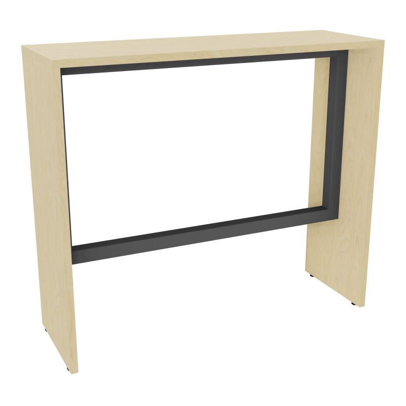 ELISA TABLE L120XP40XH105 PP2OBT PIEDS MÉLA ÉP25 CADRE MÉTAL REPOSE P.50X50 N8 SC