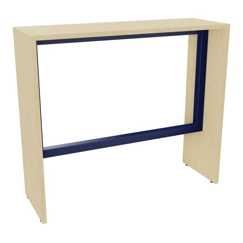 ELISA TABLE L120XP40XH105 PP2OBT PIEDS MÉLA ÉP25 CADRE MÉTAL REPOSE P.50X50 N8 X4