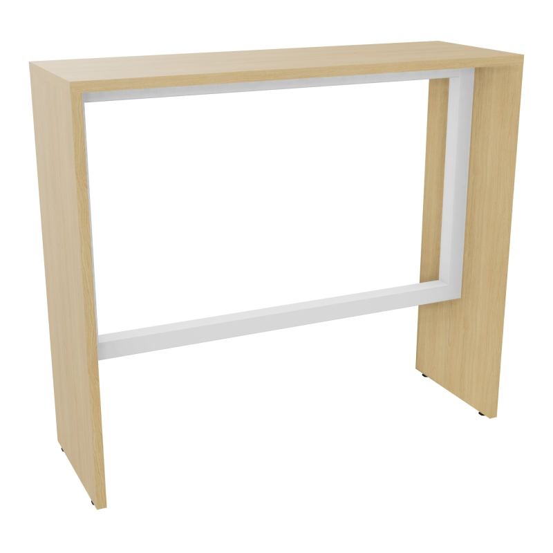 ELISA TABLE L120XP40XH105 PP 2OBT PIEDS MÉLA ÉP25 CADRE MÉTAL REPOSE P.50X50 R1 SO