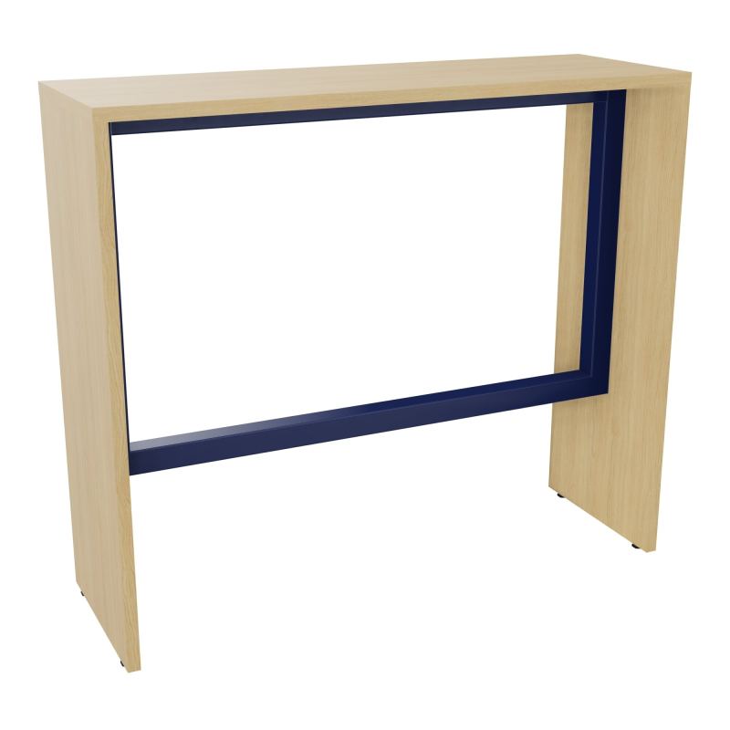 ELISA TABLE L120XP40XH105 PP2OBT PIEDS MÉLA ÉP25 CADRE MÉTAL REPOSE P.50X50 R1 X4