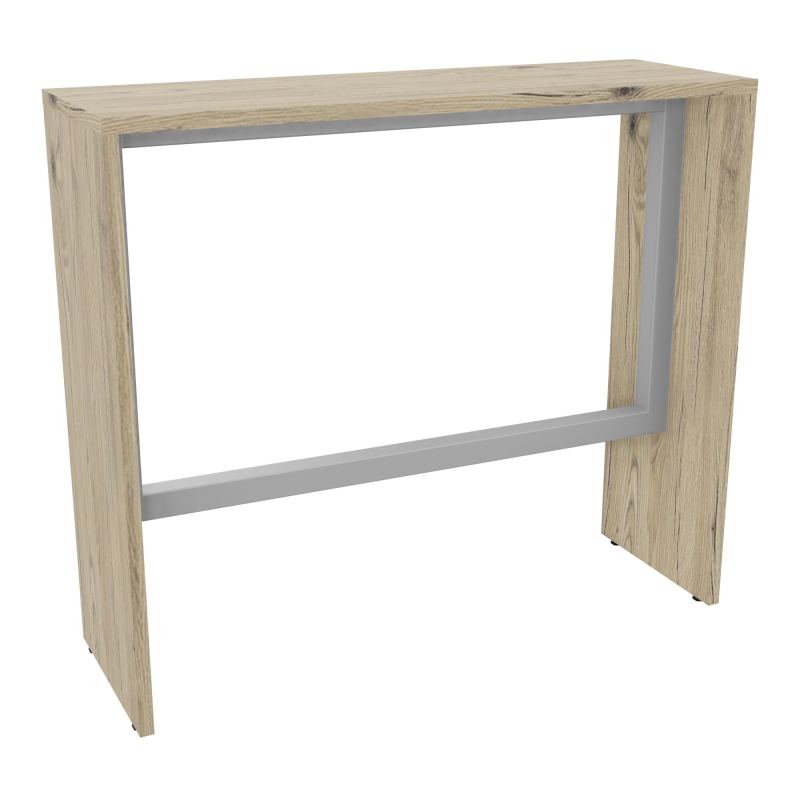 ELISA TABLE L120XP40XH105 PP 2OBT PIEDS MÉLA ÉP25 CADRE MÉTAL REPOSE P.50X50 R3 SA