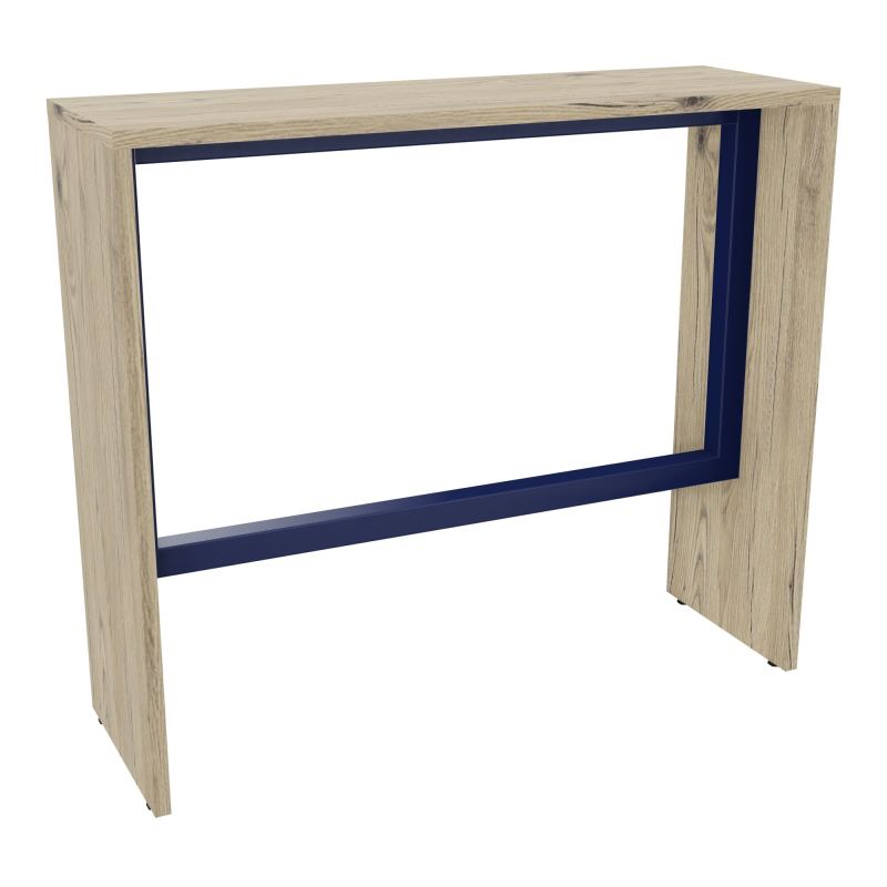 ELISA TABLE L120XP40XH105 PP2OBT PIEDS MÉLA ÉP25 CADRE MÉTAL REPOSE P.50X50 R3 X4
