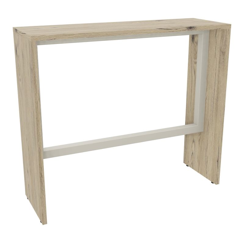 ELISA TABLE L120XP40XH105 PP2OBT PIEDS MÉLA ÉP25 CADRE MÉTAL REPOSE P.50X50 R3 ZC