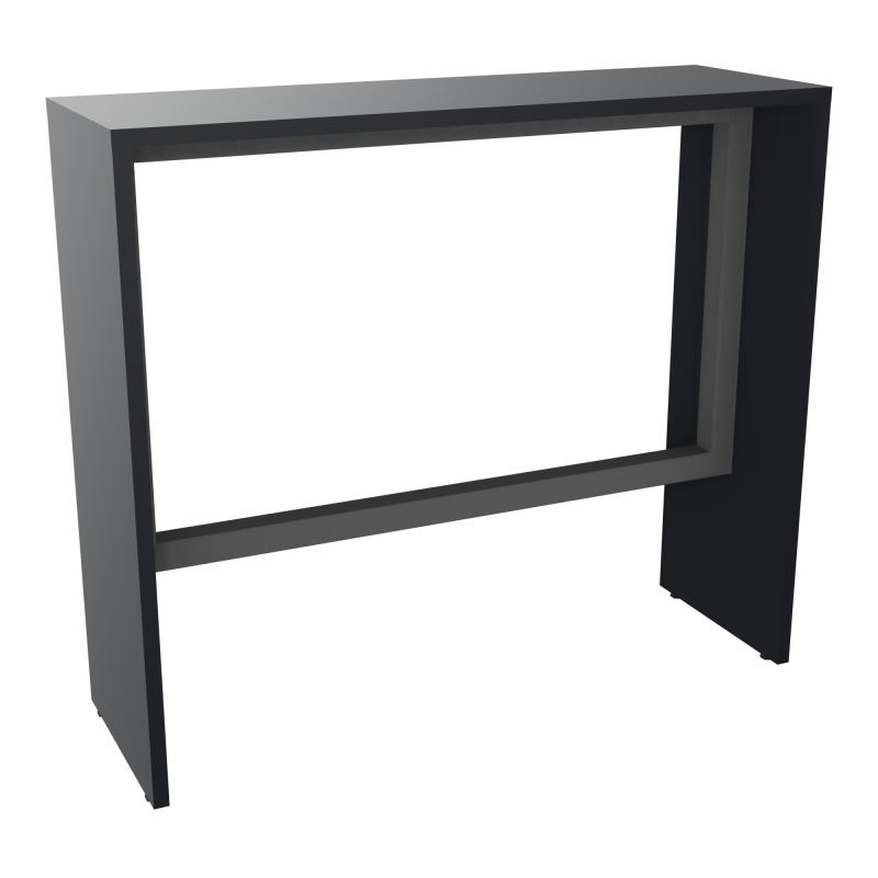 ELISA TABLE L120XP40XH105 PP 2OBT PIEDS MÉLA ÉP25 CADRE MÉTAL REPOSE P.50X50 R9 SC