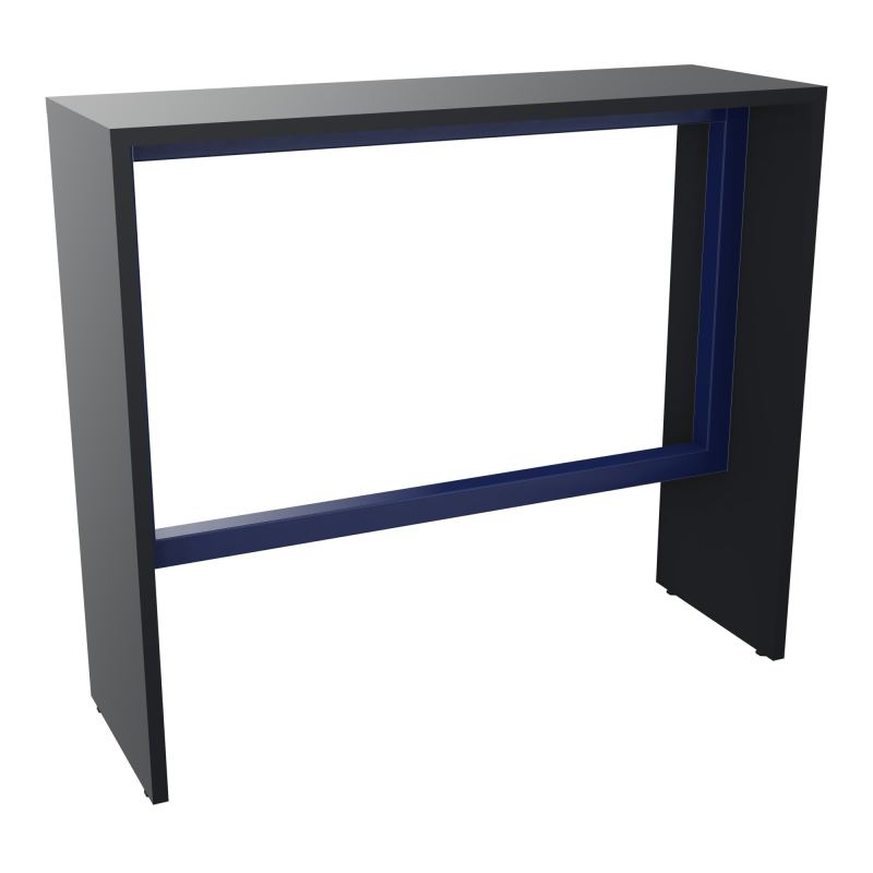 ELISA TABLE L120XP40XH105 PP 2OBT PIEDS MÉLA ÉP25 CADRE MÉTAL REPOSE P.50X50 R9 X4