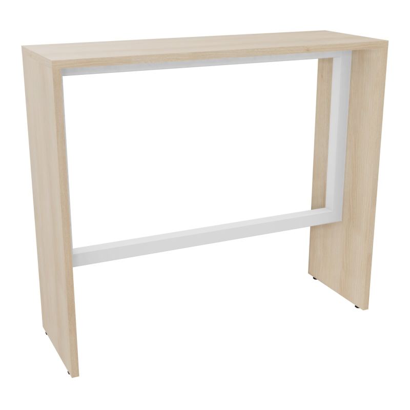 ELISA TABLE L120XP40XH105 PP2OBT PIEDS MÉLA ÉP25 CADRE MÉTAL REPOSE P.50X50 RZ SO