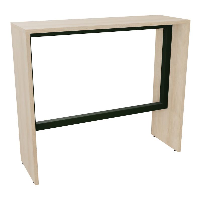 ELISA TABLE L120XP40XH105 PP2OBT PIEDS MÉLA ÉP25 CADRE MÉTAL REPOSE P.50X50 RZ ST