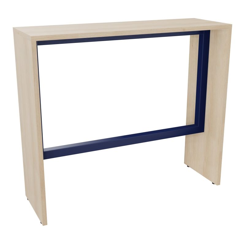 ELISA TABLE L120XP40XH105 PP2OBT PIEDS MÉLA ÉP25 CADRE MÉTAL REPOSE P.50X50 RZ X4