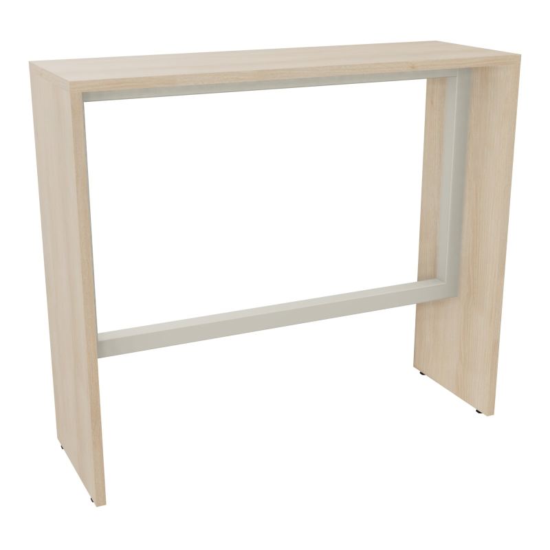 ELISA TABLE L120XP40XH105 PP2OBT PIEDS MÉLA ÉP25 CADRE MÉTAL REPOSE P.50X50 RZ ZC
