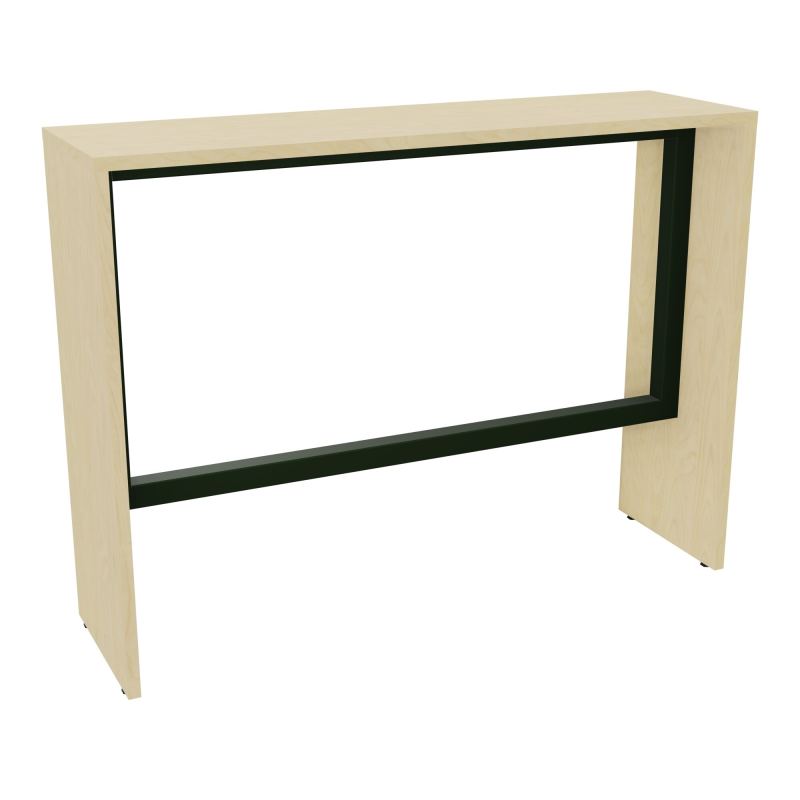 ELISA TABLE L140XP40XH105 PP2OBT PIEDS MÉLA ÉP25 CADRE MÉTAL REPOSE P.50X50 N8 ST