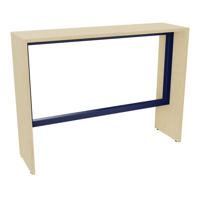ELISA TABLE L140XP40XH105 PP2OBT PIEDS MÉLA ÉP25 CADRE MÉTAL REPOSE P.50X50 N8 X4