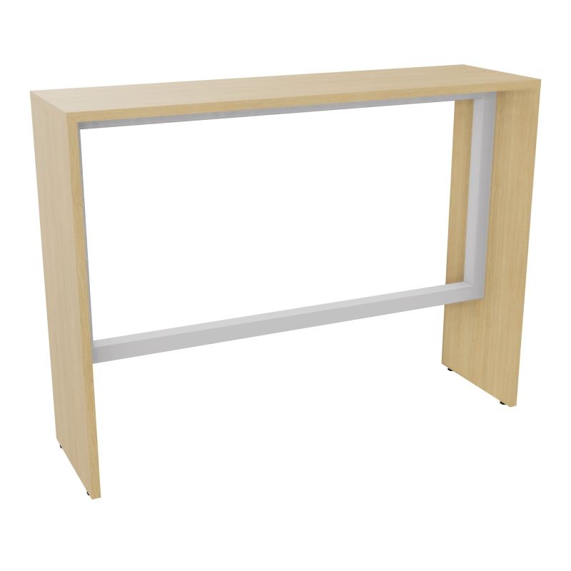 ELISA TABLE L140XP40XH105 PP2OBT PIEDS MÉLA ÉP25 CADRE MÉTAL REPOSE P.50X50 R1 SD