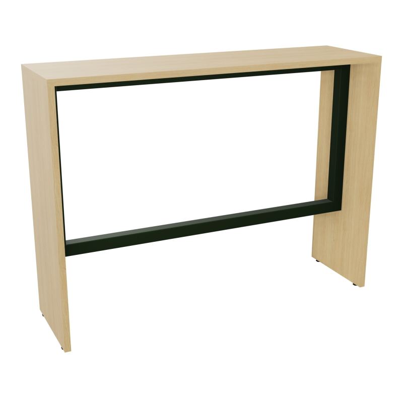 ELISA TABLE L140XP40XH105 PP2OBT PIEDS MÉLA ÉP25 CADRE MÉTAL REPOSE P.50X50 R1 ST