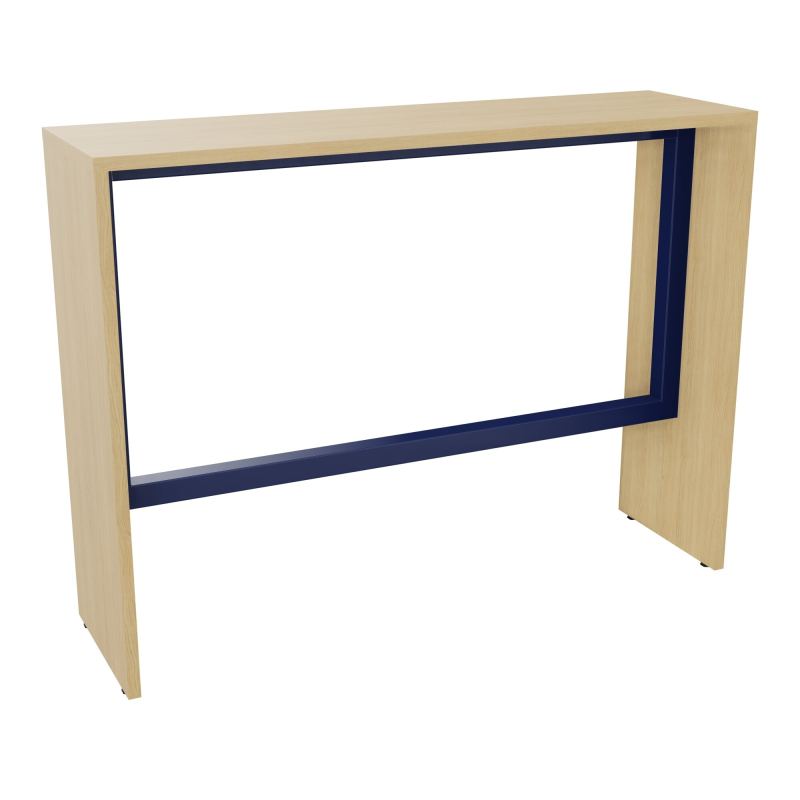 ELISA TABLE L140XP40XH105 PP2OBT PIEDS MÉLA ÉP25 CADRE MÉTAL REPOSE P.50X50 R1 X4