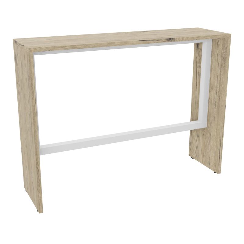 ELISA TABLE L140XP40XH105 PP2OBT PIEDS MÉLA ÉP25 CADRE MÉTAL REPOSE P.50X50 R3 SO