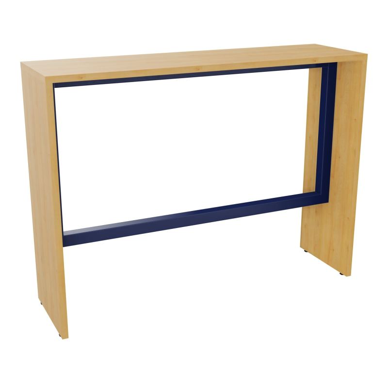 ELISA TABLE L140XP40XH105 PP2OBT PIEDS MÉLA ÉP25 CADRE MÉTAL REPOSE P.50X50 R5 X4