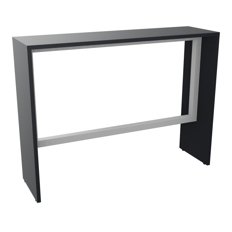 ELISA TABLE L140XP40XH105 PP 2OBT PIEDS MÉLA ÉP25 CADRE MÉTAL REPOSE P.50X50 R9 SA