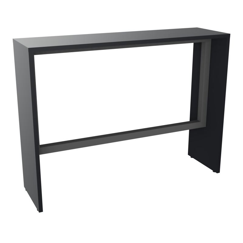 ELISA TABLE L140XP40XH105 PP 2OBT PIEDS MÉLA ÉP25 CADRE MÉTAL REPOSE P.50X50 R9 SC