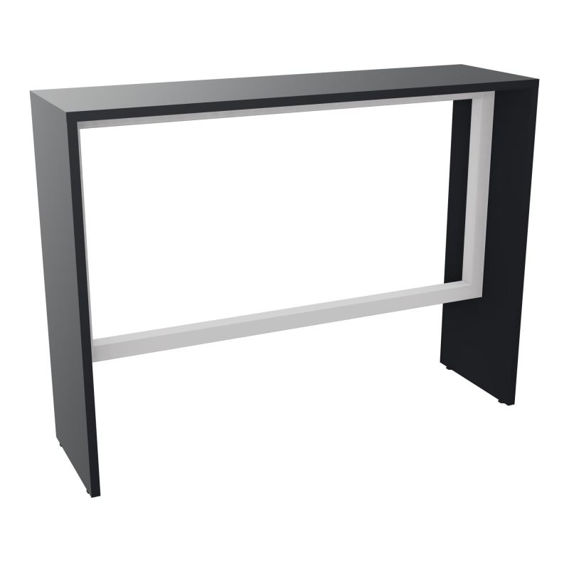 ELISA TABLE L140XP40XH105 PP 2OBT PIEDS MÉLA ÉP25 CADRE MÉTAL REPOSE P.50X50 R9 SD