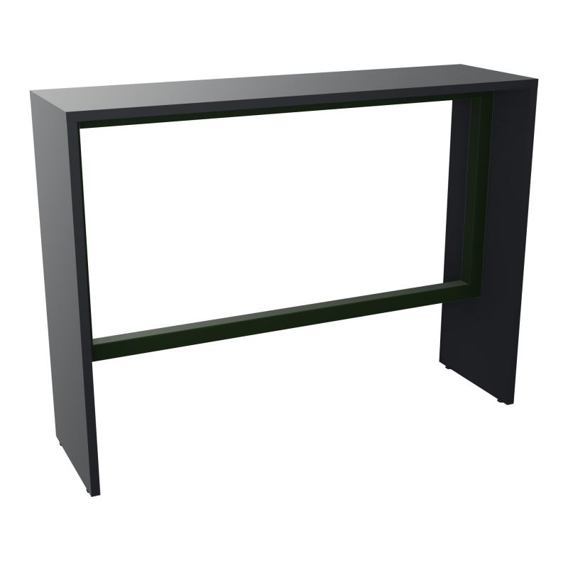 ELISA TABLE L140XP40XH105 PP 2OBT PIEDS MÉLA ÉP25 CADRE MÉTAL REPOSE P.50X50 R9 ST