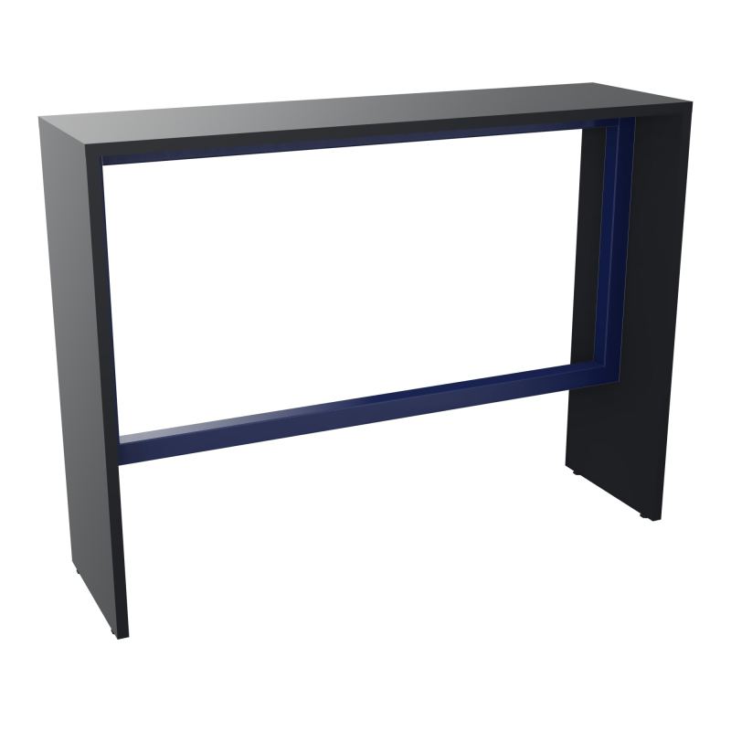 ELISA TABLE L140XP40XH105 PP 2OBT PIEDS MÉLA ÉP25 CADRE MÉTAL REPOSE P.50X50 R9 X4