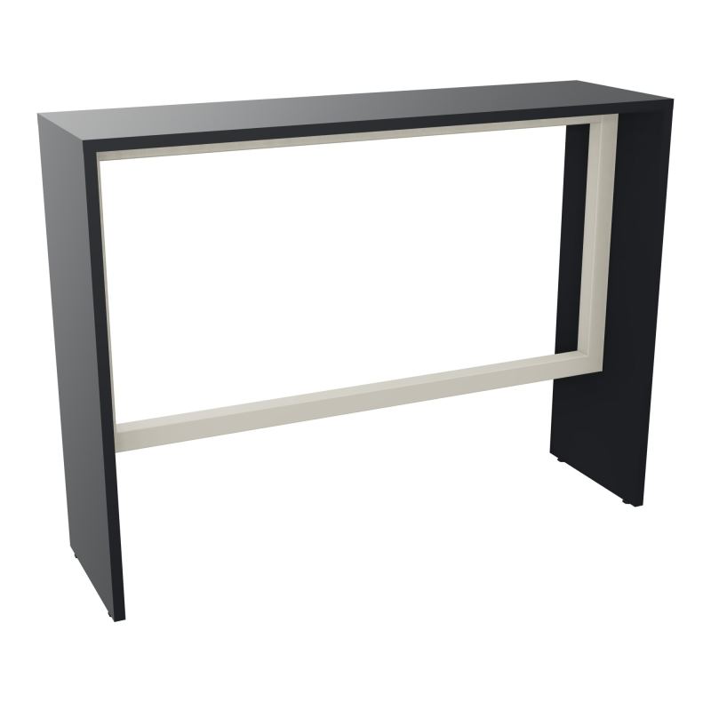 ELISA TABLE L140XP40XH105 PP 2OBT PIEDS MÉLA ÉP25 CADRE MÉTAL REPOSE P.50X50 R9 ZC